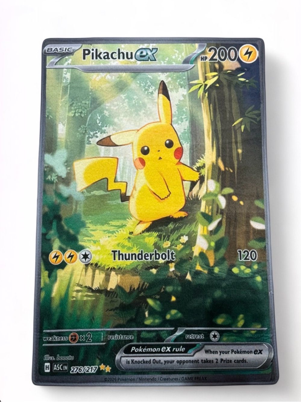 Custom Pokémon Pikachu Ex Rug